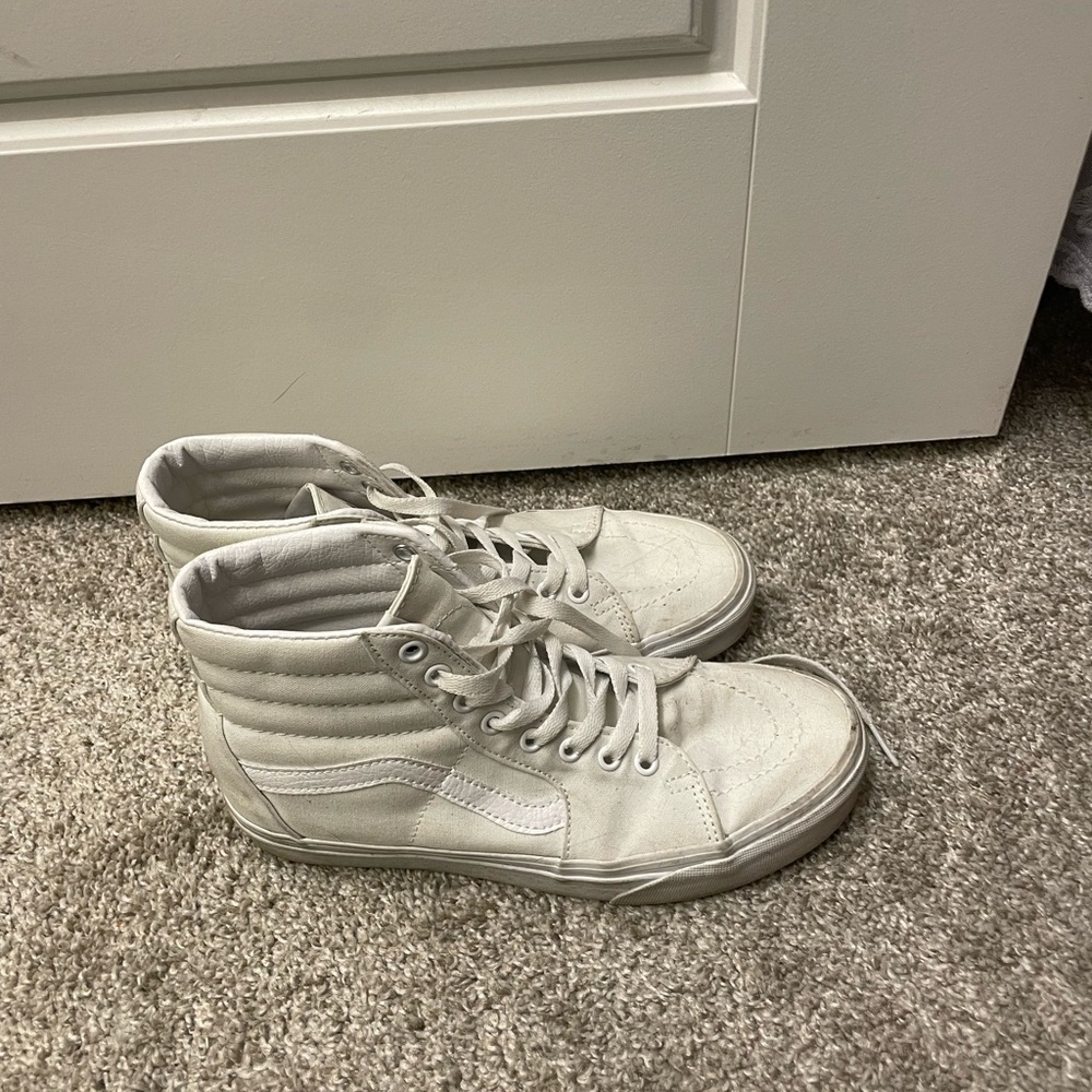 Vans White High-Top Sneakers